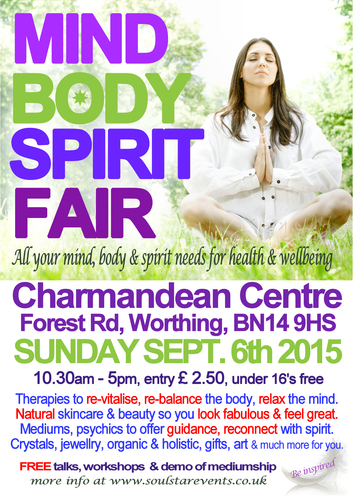 Mind Body Spirit Fair, Soulstar Events - Ref #6492 | Stall & Craft ...