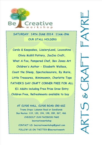 Arts & Crafts Fayre, Be Creative Workshop - Ref #790 | Stall & Craft ...