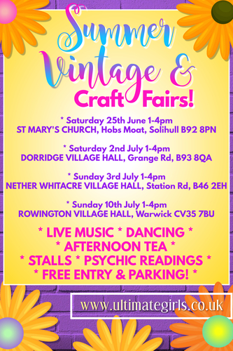 Summer Vintage & Craft Fair at Nether Whitacre Village Hall, Lily ...