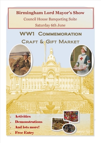 Lord Mayor of Birmingham&#39;s Charity Appeal - Birmingham&#39;s Lord Mayor&#39;s Show &amp; WW1 Commemoration